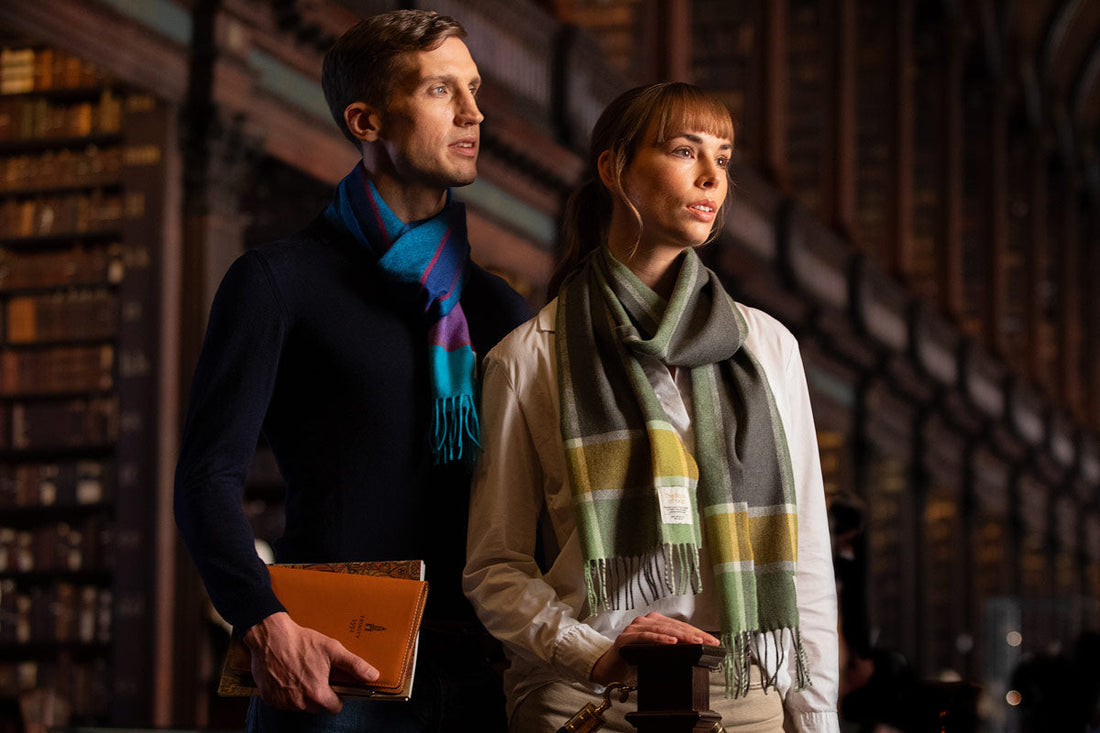 A Closer Look At The Book of Kells Scarf Collection
