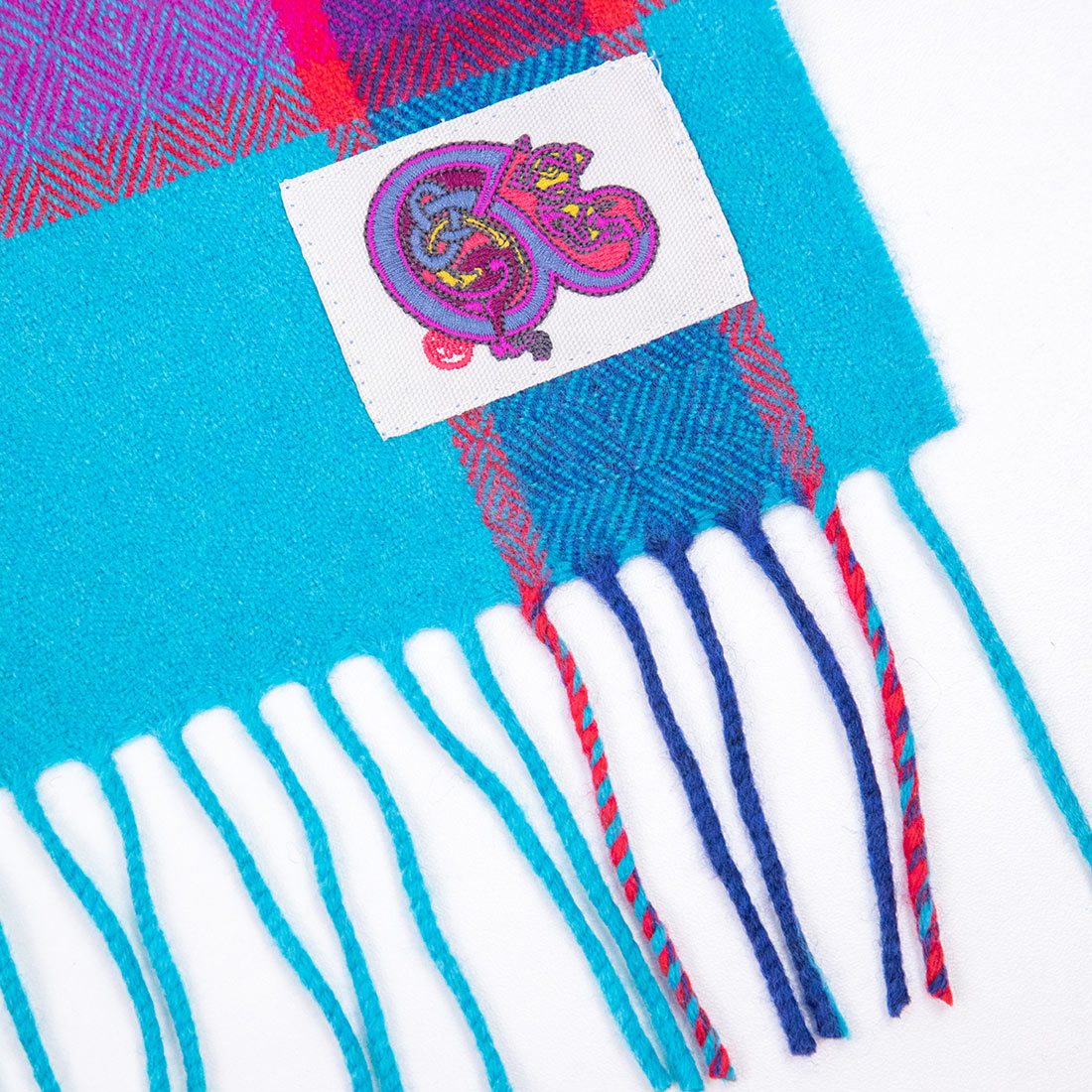 Book of Kells Avoca Scarf Blue