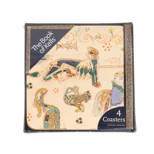 Book of Kells Animals Collection 4pk Coaster