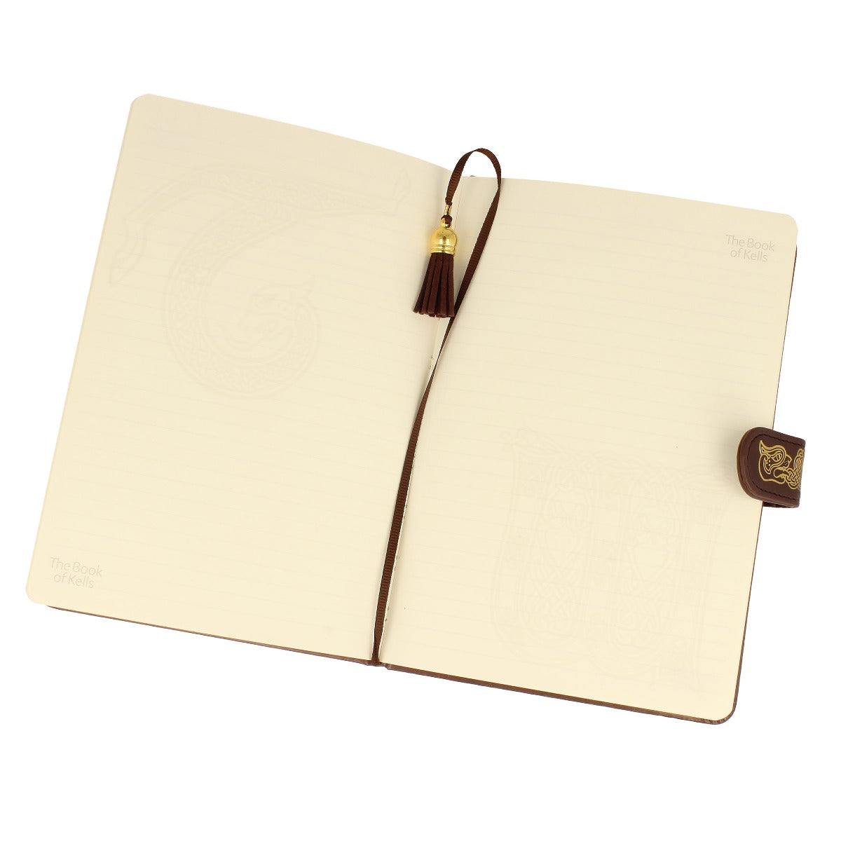 Book Of Kells Notebook w'Clip - Chi Rho