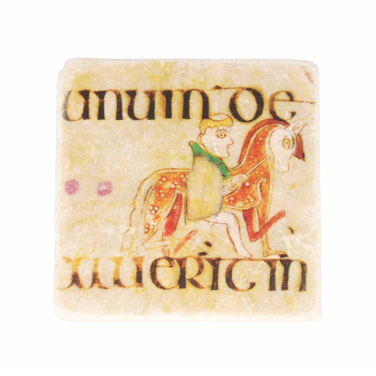 Book of Kells Stone Coaster Jesus' Horse