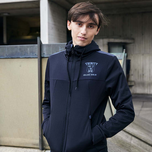 Trinity Performance Full Zip Hoody - Grey &. Black