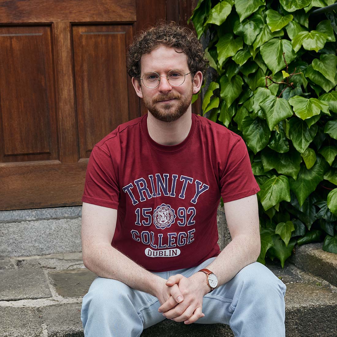 Trinity College Dublin 1592 T-shirt Burgundy