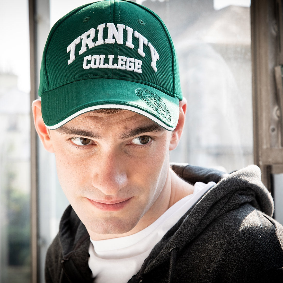 Trinity College Dublin Performance Baseball Cap Bottle Green
