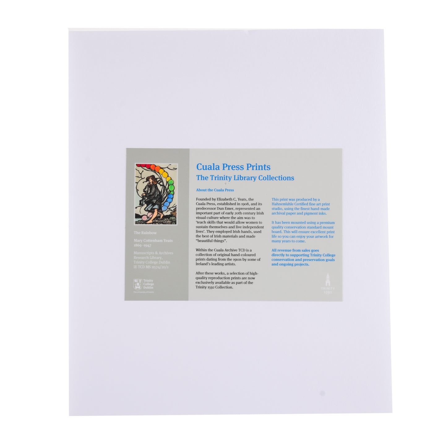 The Rainbow Mary Cottenham Yeats 1869 -1947