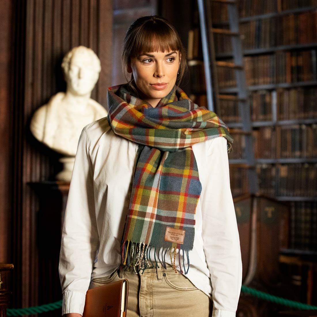 Trinity College Dublin Jonathan Swift Avoca Scarf – Wide