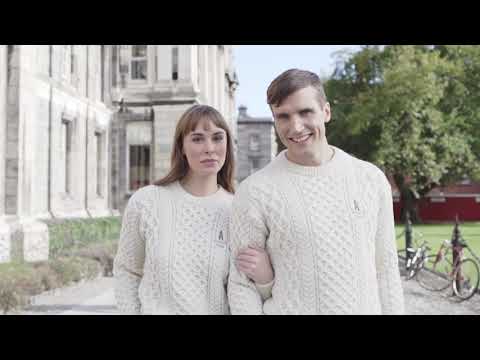 Traditional Aran Zipped Hooded Jacket