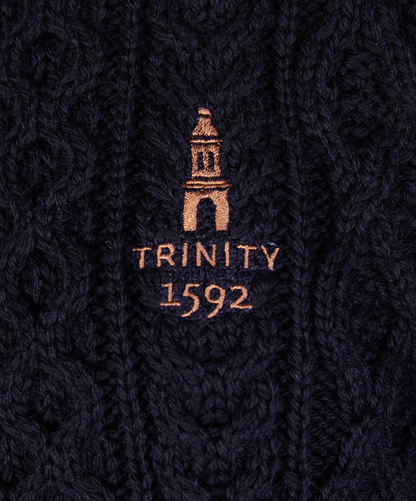 Honeycomb Stitch Blasket Aran Sweater