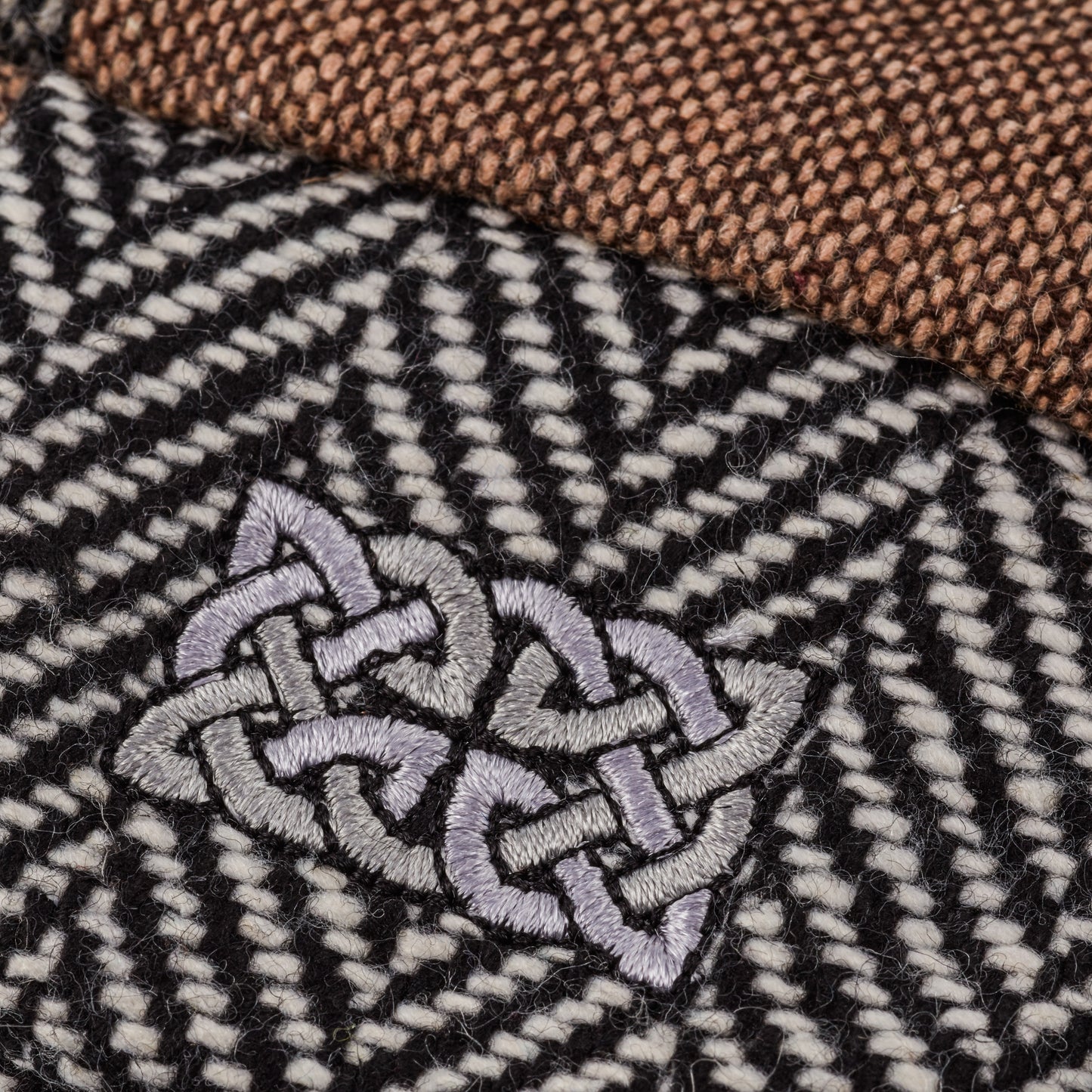 Patrick Francis Flat Cap Multi Tweed Brown/Grey