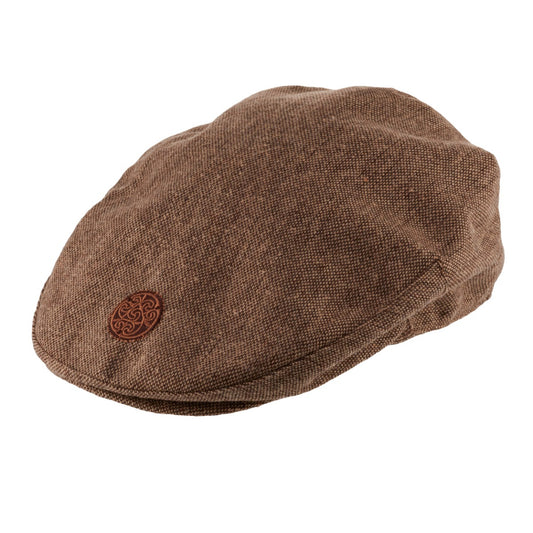 Patrick Francis Flat Cap Brown Tweed