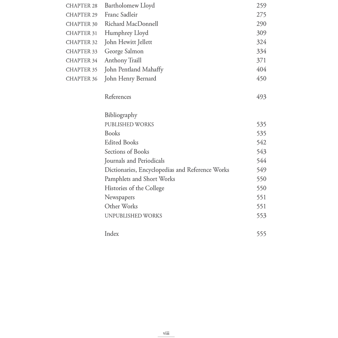 Trinity College Dublin:The Provosts 1592- 1927