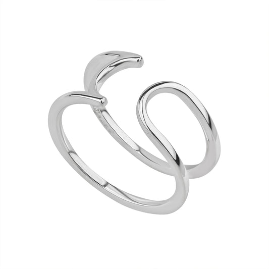 Trinity College Dublin Sterling Silver Ring Modern Long Room