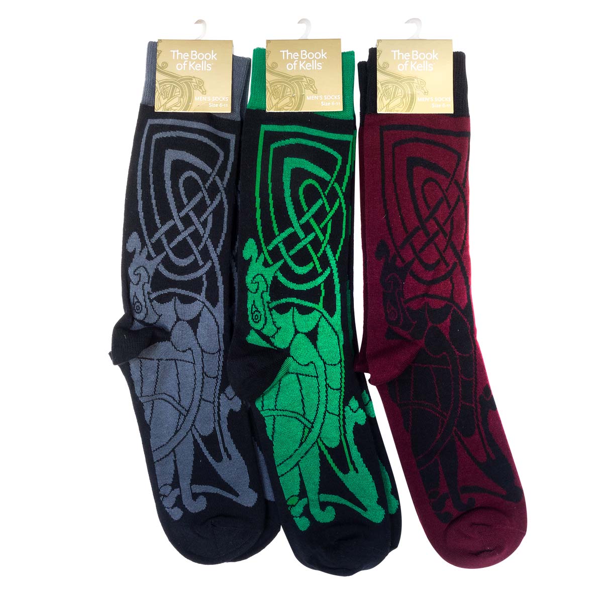 Book of Kells Mens Sock Gift Box