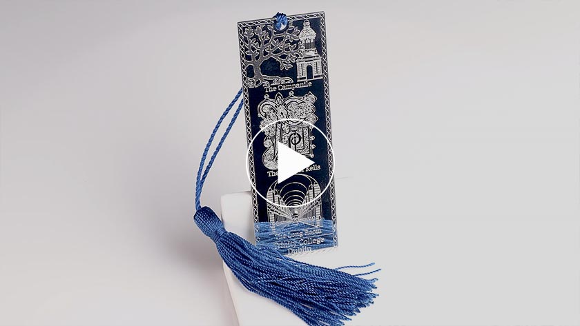 Trinity College Dublin - 3 Attractions Bookmark Silver
