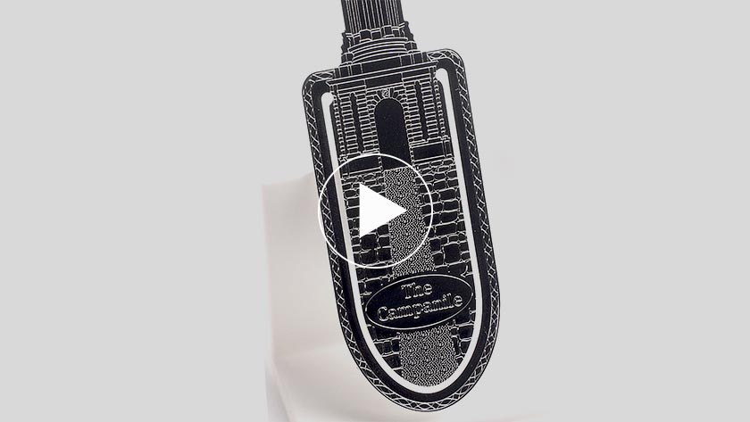 Trinity College Dublin Campanile Bookmark Silver