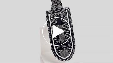 Trinity College Dublin Campanile Bookmark Silver