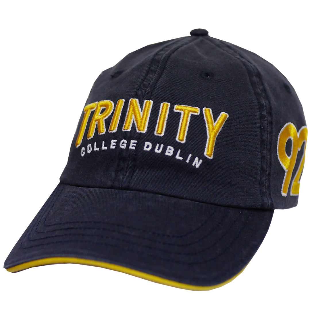 Trinity College Navy/Mustard  Washed Baseball Cap