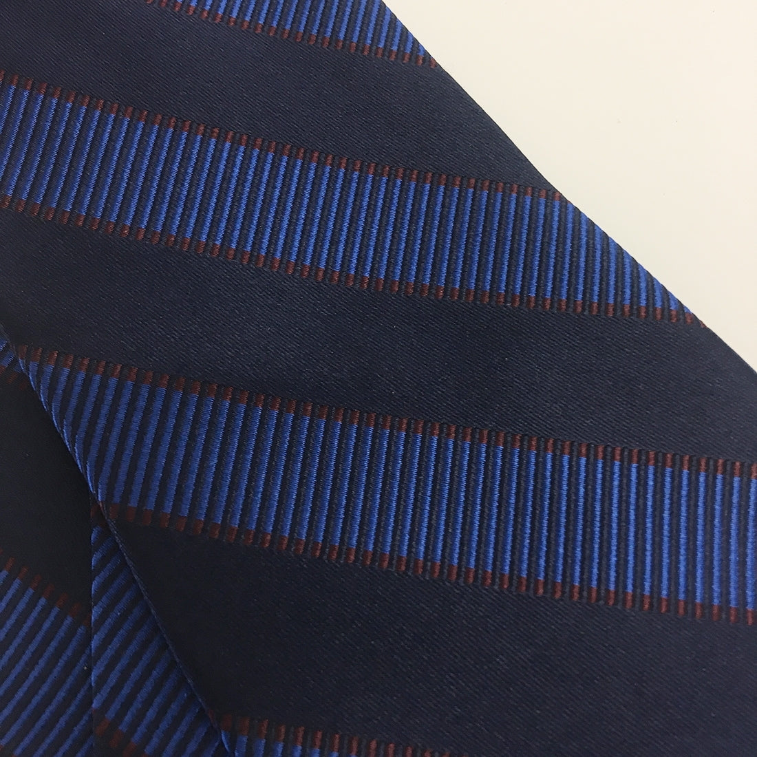 Trinity College Dublin Stripe Silk Tie Navy & Blue