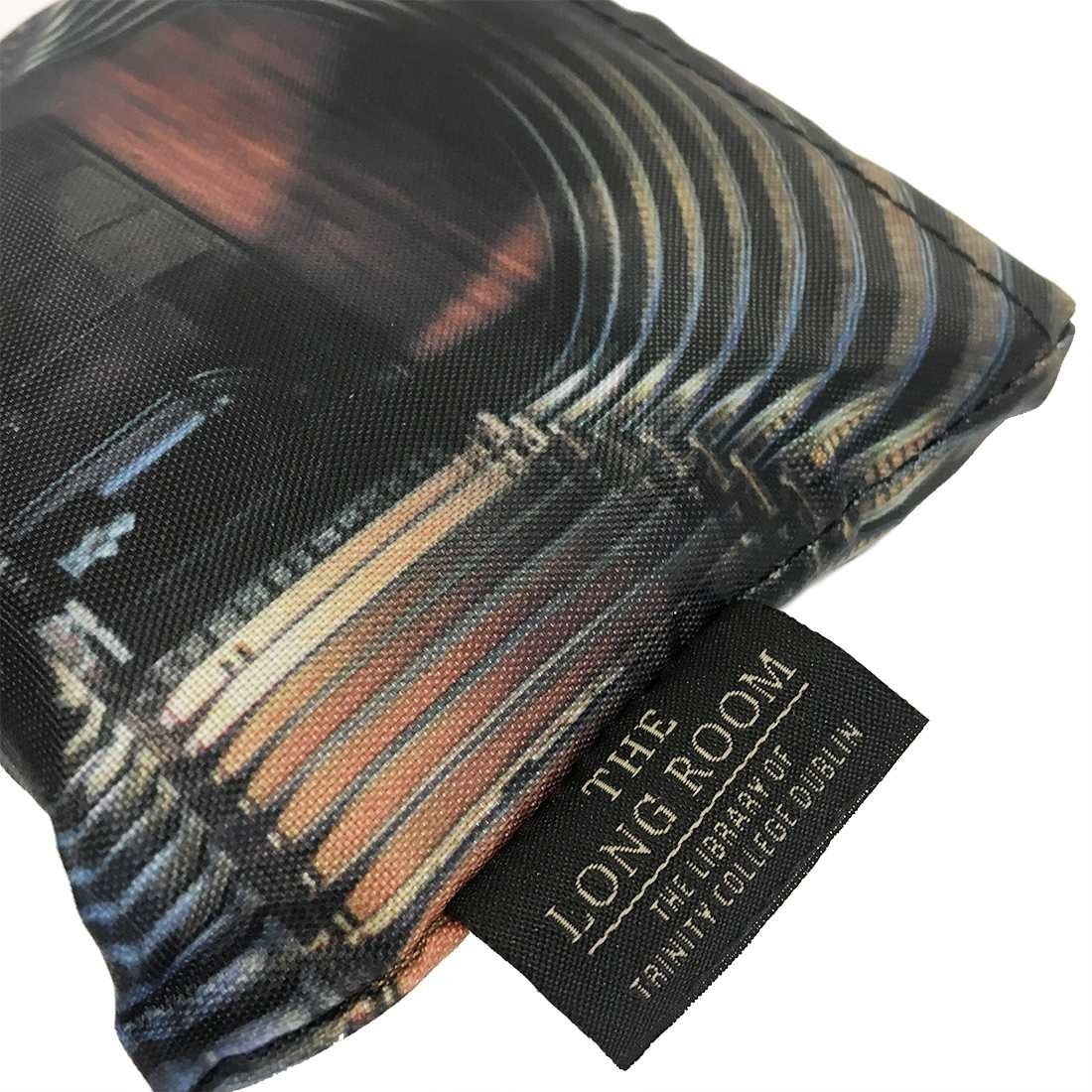 Trinity College Dublin Long Room Foldable Shopper Bag Black & Brown