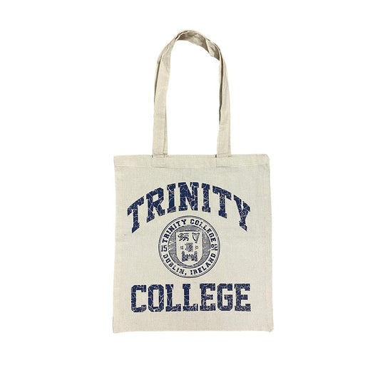 Trinity College Tote Bag - Distressed Navy Print