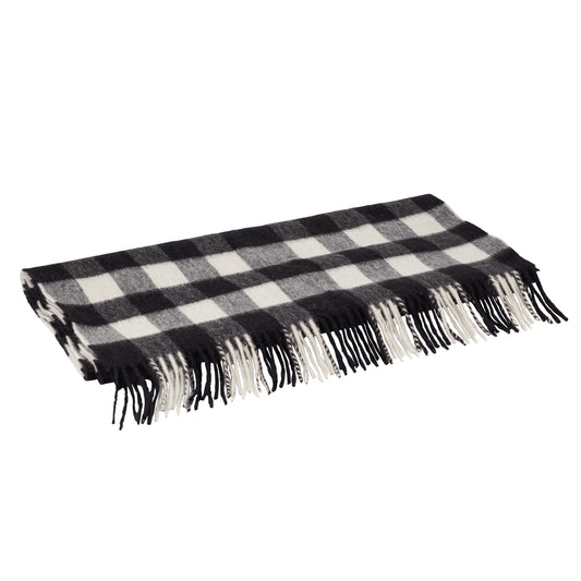 Trinity College Dublin Exam Hall Avoca Scarf Black Grey & White