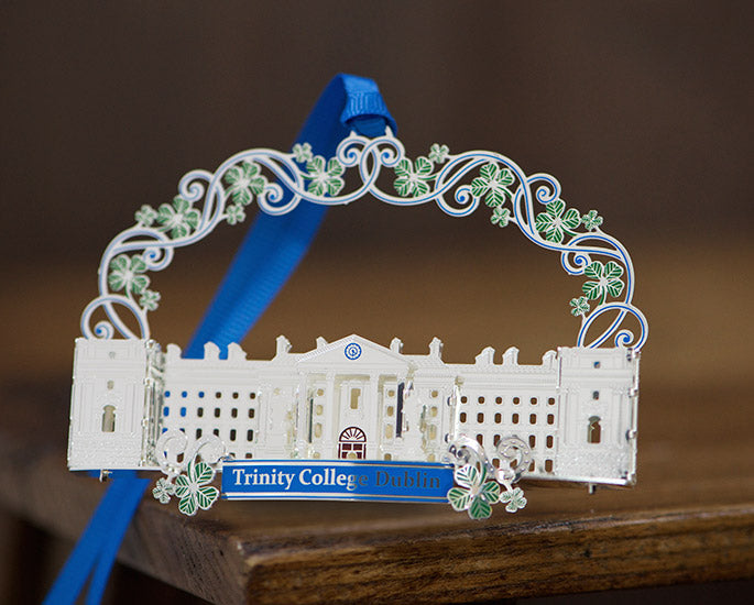 Trinity College Dublin - Entrance Building 2D Decoration Silver