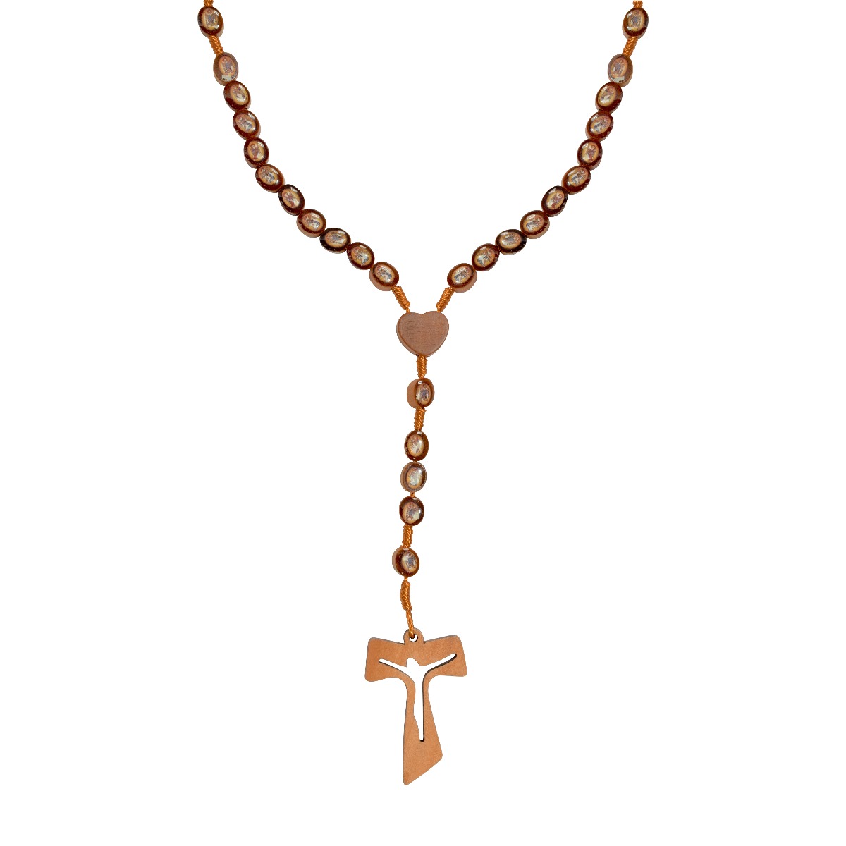 Book of Kells Wooden Rosary Beads