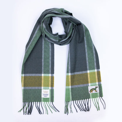 Book of Kells Avoca Scarf Green