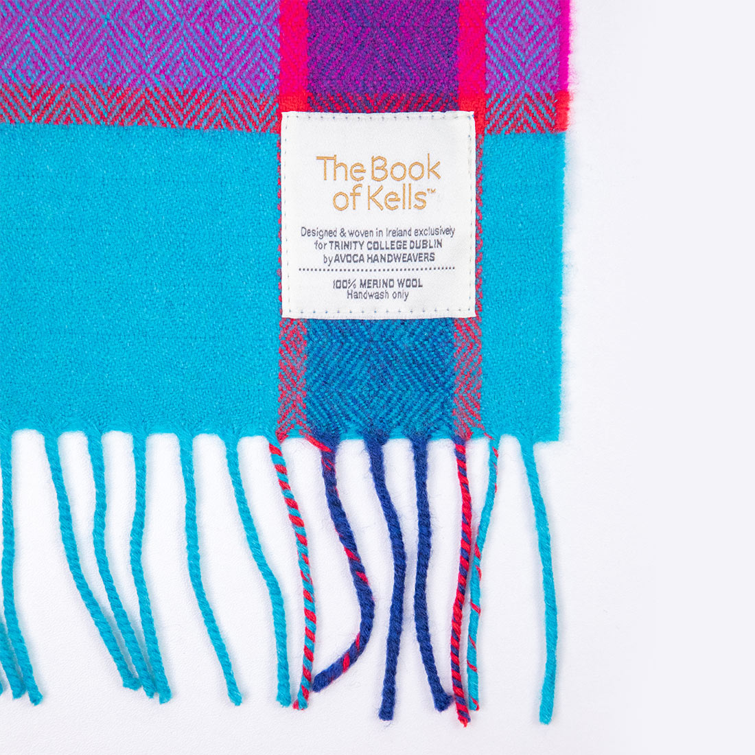 Book of Kells Avoca Scarf Blue
