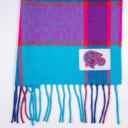 Book of Kells Avoca Scarf Blue