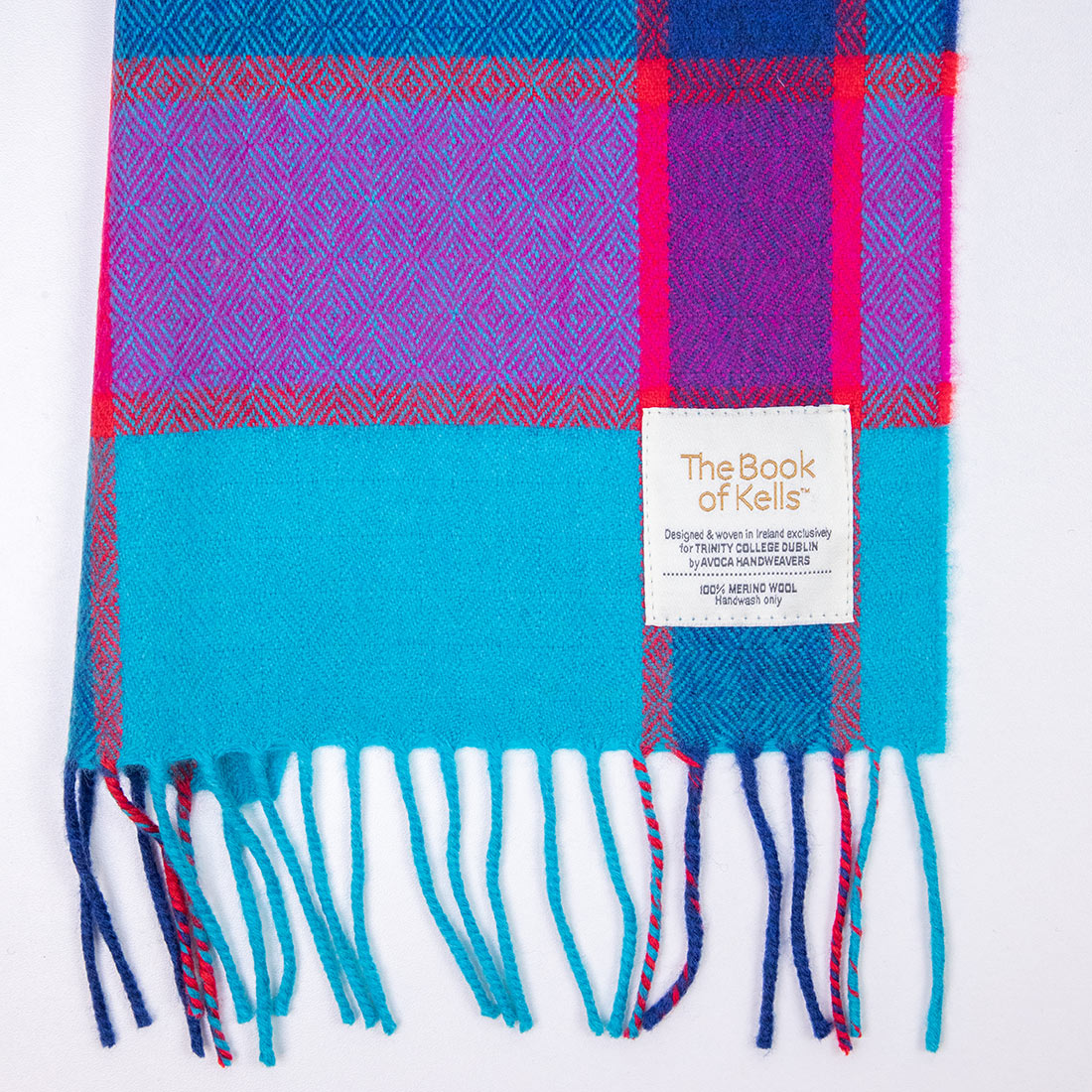 Book of Kells Avoca Scarf Blue