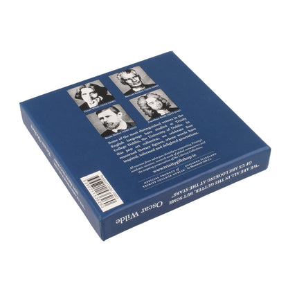 Trinity College Dublin Writers 4pk Coasters Blue, Orange and Green