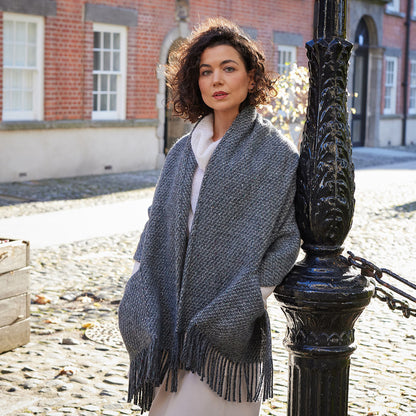 Trinity College Dublin Cobblestone Avoca Wrap Grey