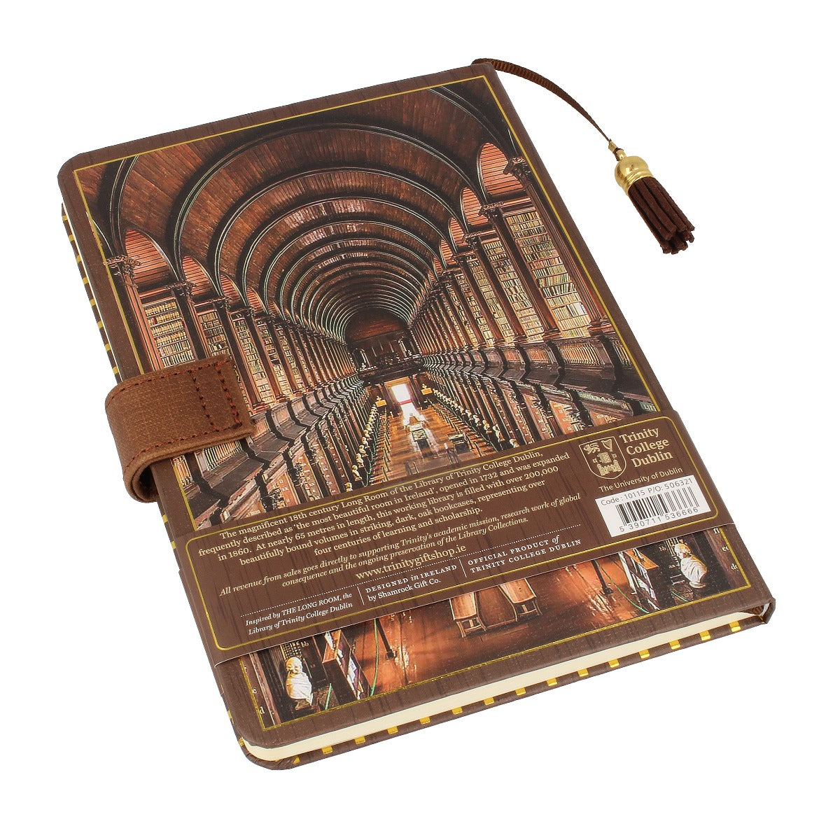 Trinity College Dublin Library A5 Notebook Brown