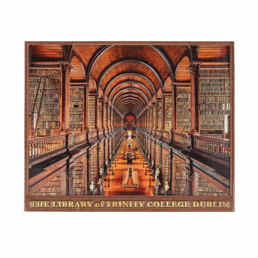Trinity College Dublin Library Collection Printed Resin Magnet