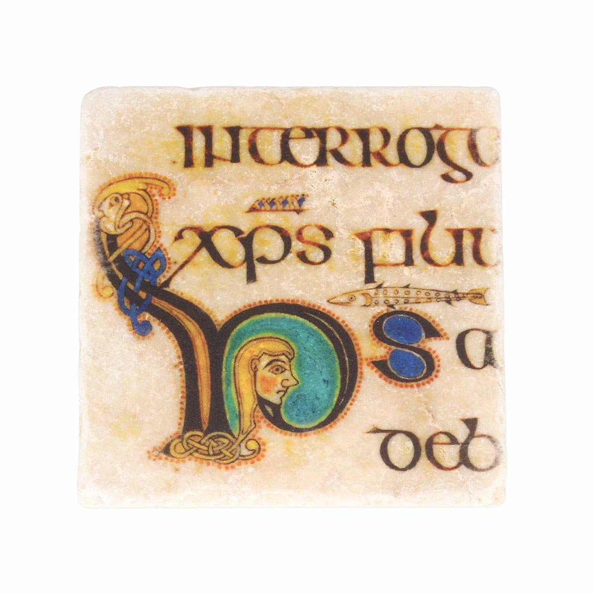 Book of Kells Stone Coaster Journey of Jesus