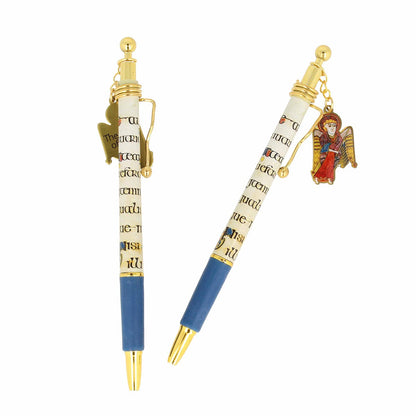 Book of Kells Matthew Black Charm Pen
