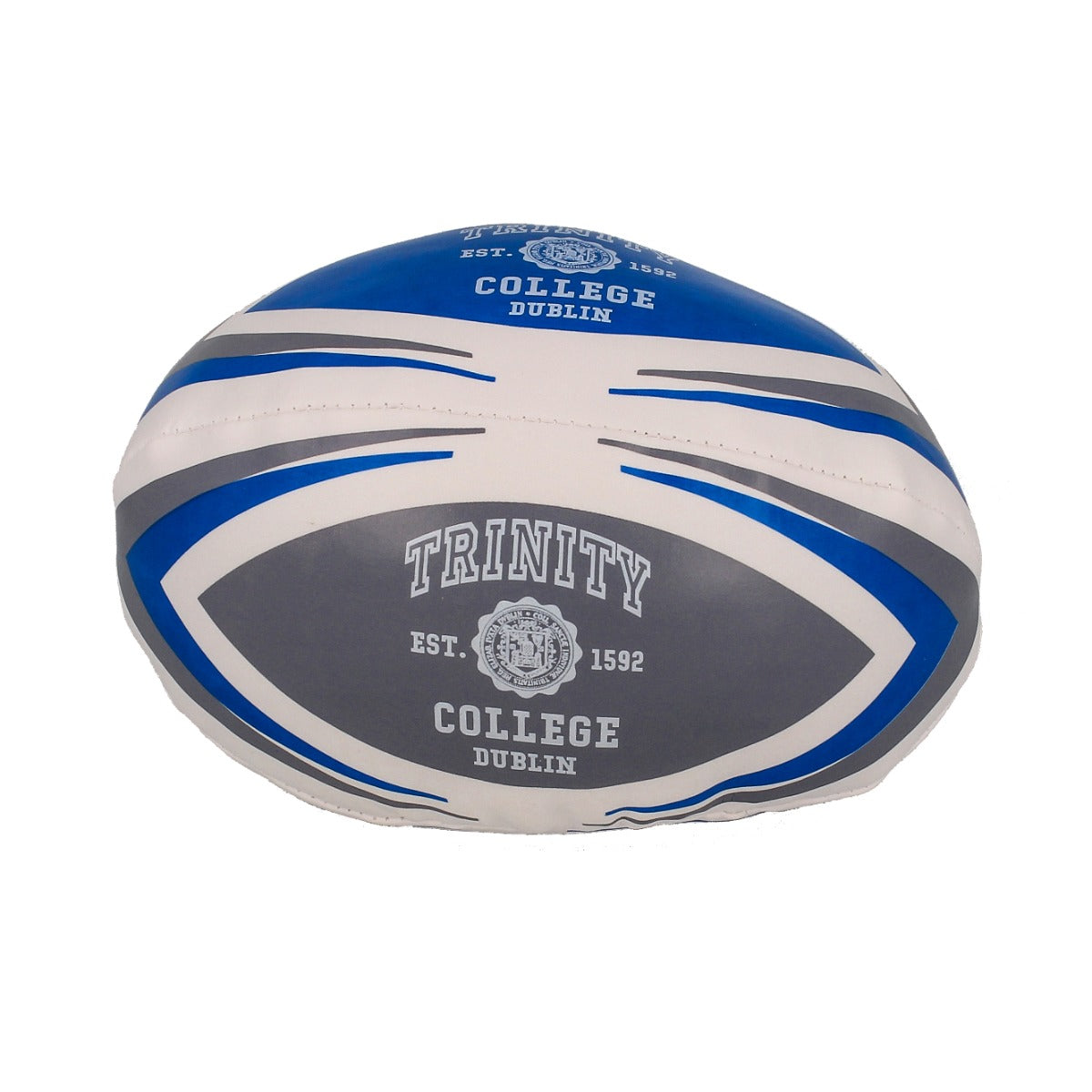 Trinity College Dublin Crest Soft Rugby Ball