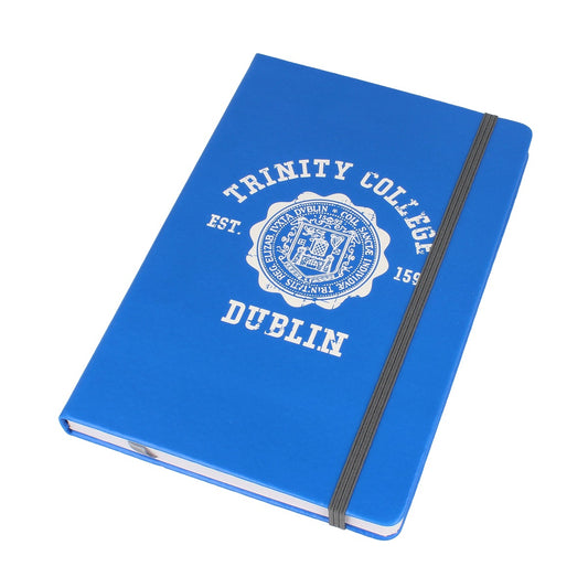 Trinity College Dublin Crest A5 Notebook (96 pgs) Blue