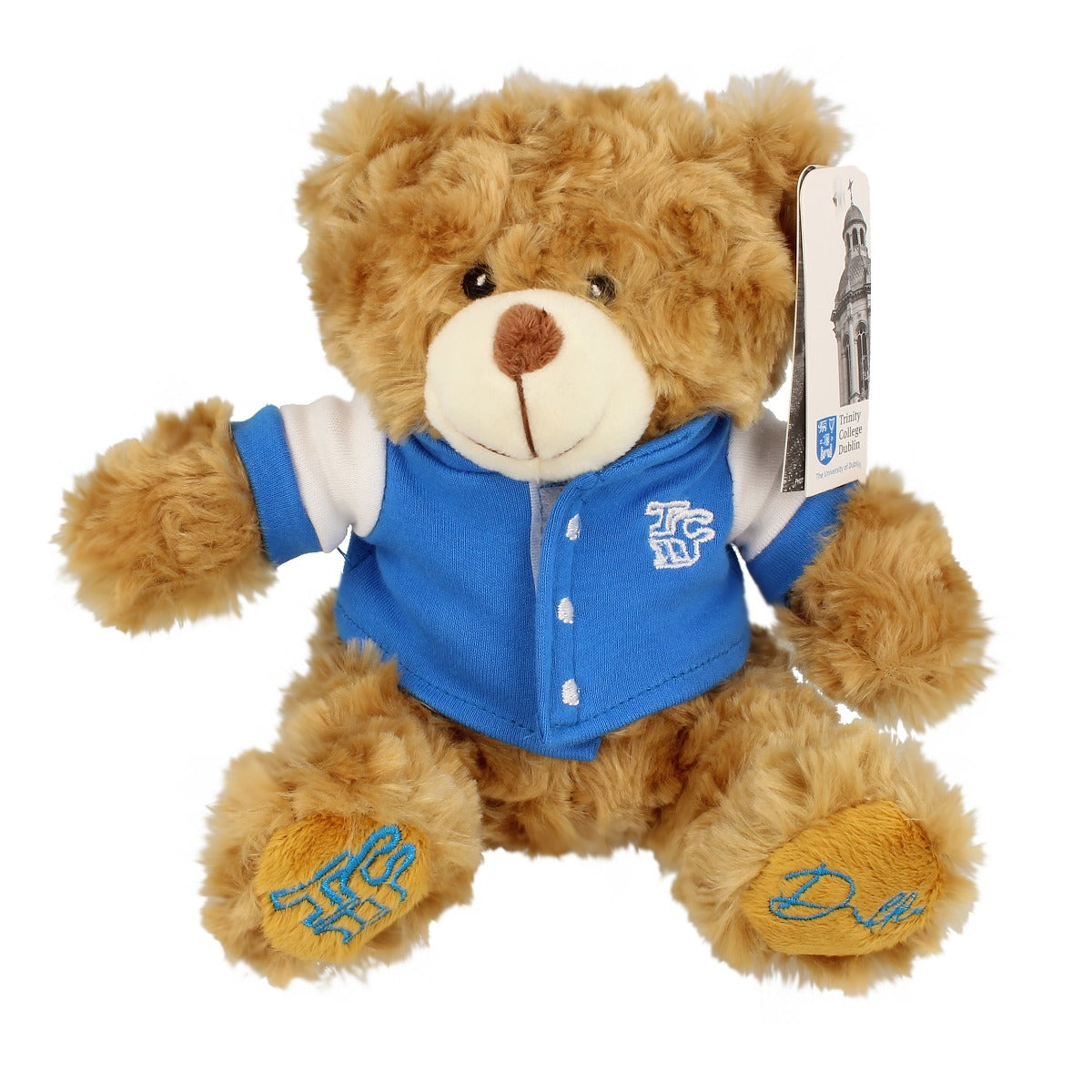 Trinity College Dublin Crest Soft Toy Bear Blue