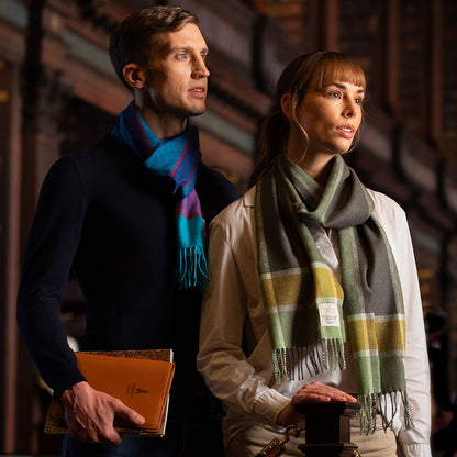 Book of Kells Avoca Scarf Green