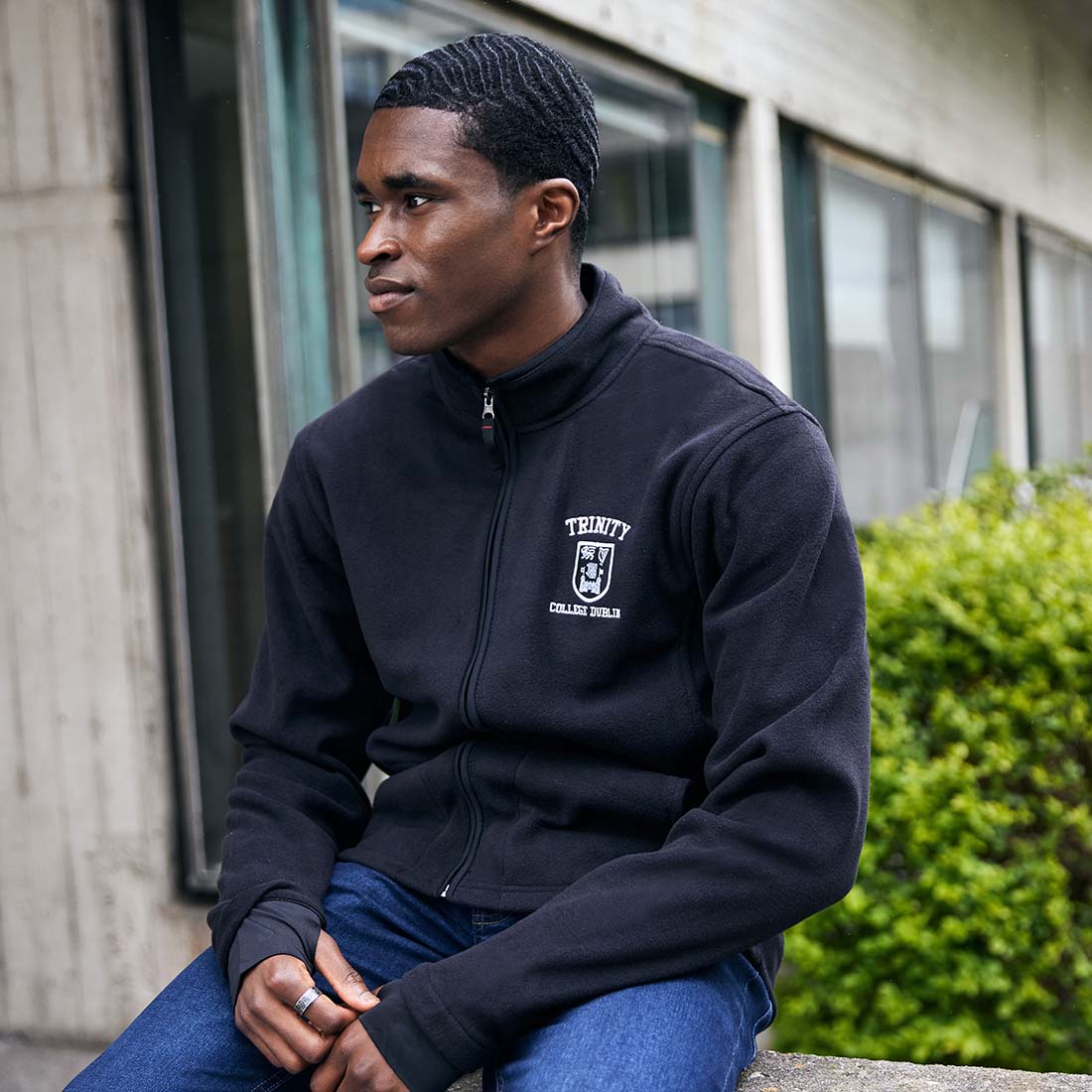Trinity College Dublin Sport Fleece Jacket Black