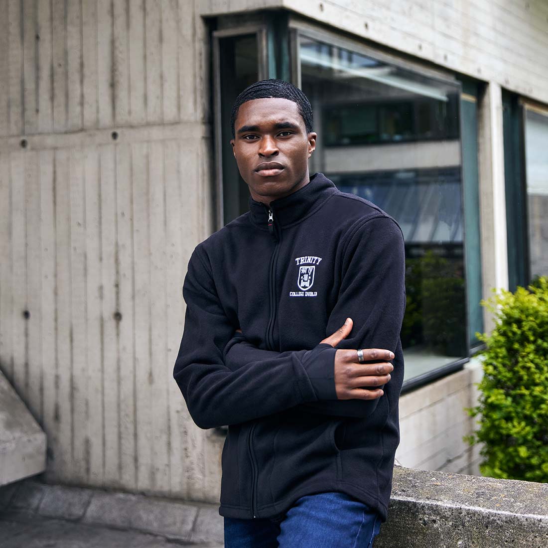 Trinity College Dublin Sport Fleece Jacket Black