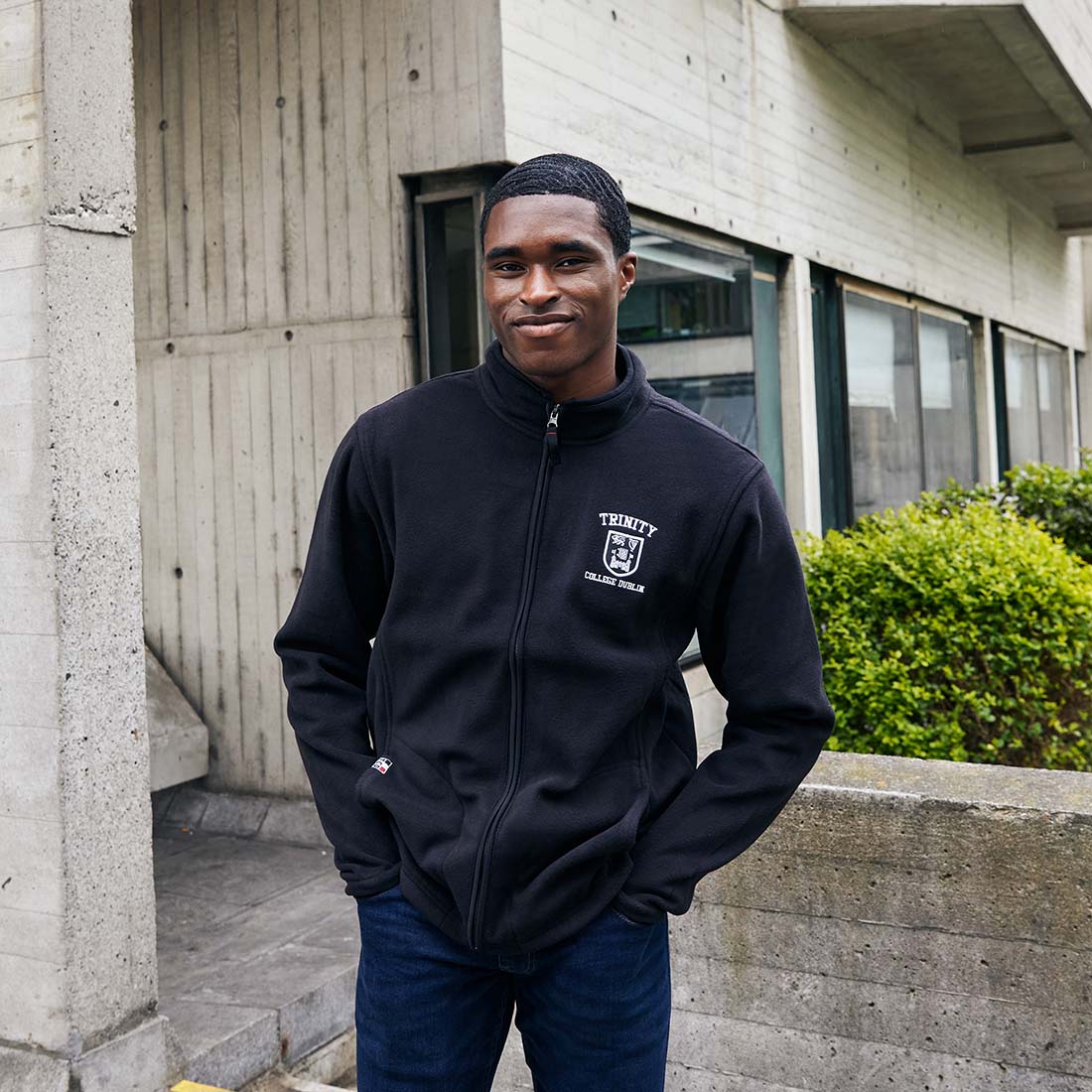Trinity College Dublin Sport Fleece Jacket Black