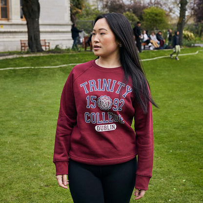 Trinity College Dublin 1592 Sweatshirt Burgundy & Navy