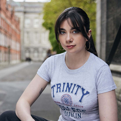 Trinity College Dublin 1592 T-shirt Grey Marl