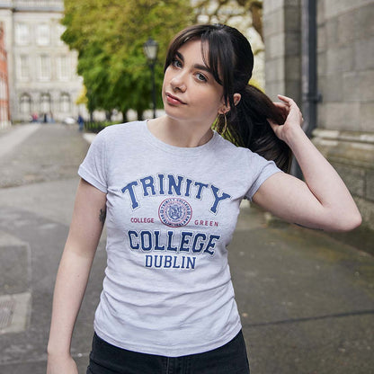 Trinity College Dublin 1592 T-shirt Grey Marl