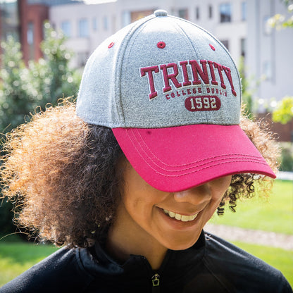 Trinity College 1592 Performance Baseball Cap Grey Marl/Burgundy