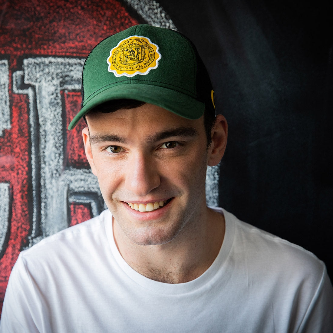 Trinity College Dublin Seal Baseball Cap Bottle Green