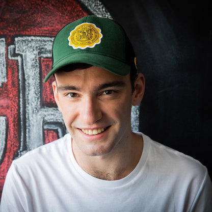 Trinity College Dublin Seal Baseball Cap Bottle Green